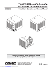 Follett D400A/W Installation, Operation & Service Manual