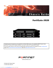 Fortinet FortiGate 5020 Chassis Manual