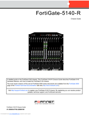 Fortinet FortiGate-5140-R Chassis Manual