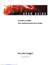 Fortinet FortiGate v3.0 MR7 User Manual