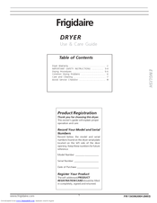 Frigidaire FEQBB30DS0 Use & Care Manual