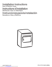 Frigidaire GLGQ2152E Installation Instructions Manual