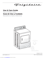 Frigidaire FRE5714KW - 5.7 cu. Ft. Electric Dryer Use And Care Manual