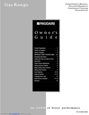 Frigidaire FGB33WHSB Owner's Manual