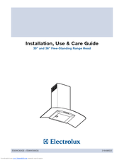 Electrolux 316488522 Installation, Use & Care Manual