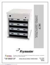 Frymaster 819-6213 Installation & Operation Manual