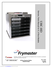 Frymaster 8196606 Service & Parts Manual