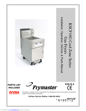 Frymaster KSCF18G Installation, Operation & Service Parts Manual