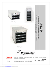 Frymaster UHC-P 4-yuva Kurulum Ve Kullanma Kılavuzu