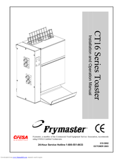 Frymaster CT16 Series Installation And Operation Manual