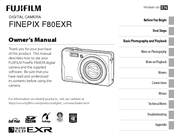 FujiFilm FINEPIX F80EXR Owner's Manual