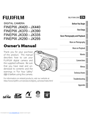 FujiFilm FINEPIX FINEPIX JX290 - JX295 Owner's Manual