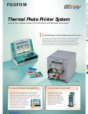 FujiFilm Thermal Photo Printer Brochure