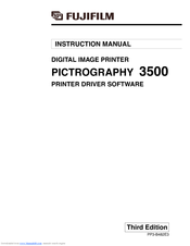 FujiFilm Pictrography 3500 Instruction Manual