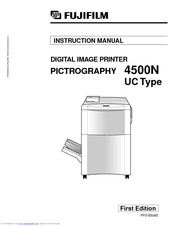 FujiFilm PICTROGRAPHY 4500N Instruction Manual