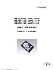 Fujitsu MBA3300NC Product Manual