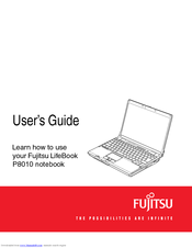 Fujitsu P8010 - LifeBook - Core 2 Duo 1.2 GHz User Manual
