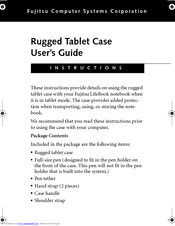 Fujitsu Rugged Tablet Case User Manual