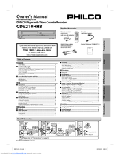 Philco Philco CDV210HH8 Owner's Manual