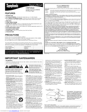 FUNAI Symphonic CWF20L6 Owner's Manual