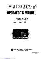 Furuno FAP-50 Operator's Manual