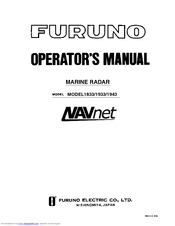 Furuno 1833 Operator's Manual