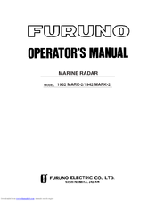 Furuno 1932 MARK-2 Operator's Manual