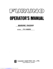 Furuno FR-1460DS Operator's Manual