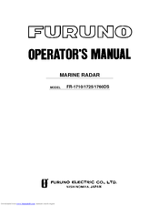 Furuno FR-1760DS Operator's Manual