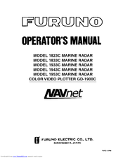 Furuno NAVnet 1900C Series Operator's Manual