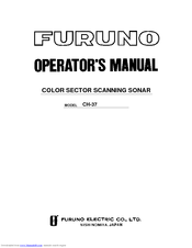 Furuno CH-37 Operator's Manual