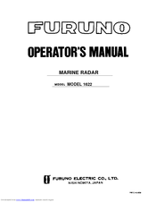 Furuno 1622 Operator's Manual