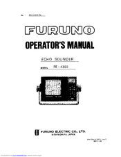 Furuno FE-4300 Operator's Manual