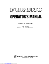 Furuno FE-881 II User Manual