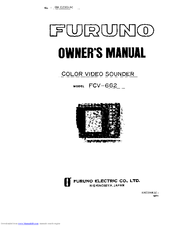 Furuno FCV-662 Owner's Manual