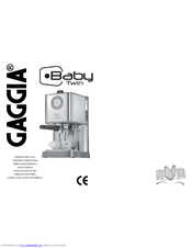 Gaggia BABY CLASS D Operating Instructions