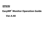 Epson PowerLite 83c Operation Manual