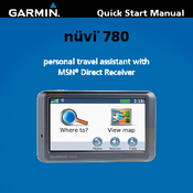 Garmin CAMPER 780 Quick Start Manual