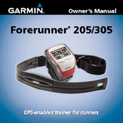 Garmin Forerunner 305 - Running GPS Receiver Owner's Manual