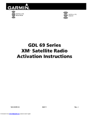 Garmin XM GDL 69 Activation Instructions
