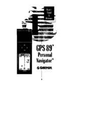 Garmin GPS 89 Owner's Manual