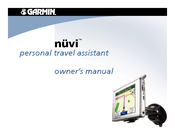 Garmin nuvi personal travel assistan Owner's Manual