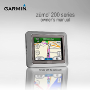 Garmin Zumo 200 Series Owner's Manual