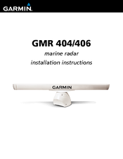 Garmin GMR 404/406 Radar Pedestal Installation Instructions Manual