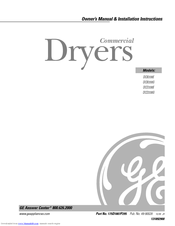 GE DCD330G Owner's Manual & Installation Instructions