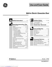 GE 164D2966P205-1 Use And Care Manual