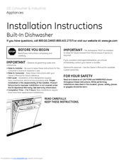 GE GLD5900N Installation Instructions Manual