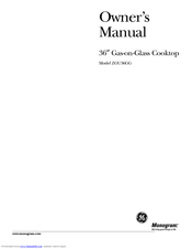 GE Monogram ZGU36GG Owner's Manual