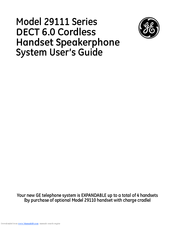 GE 29111AE1 User Manual