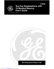 GE 2-9432 User Manual